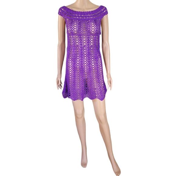 Vertigo Crochet Coverup Tank Dress (Size M) - Picture 9 of 9
